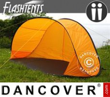Campingtält, FlashTents®, 2 personer, Orange/Mörkgrå